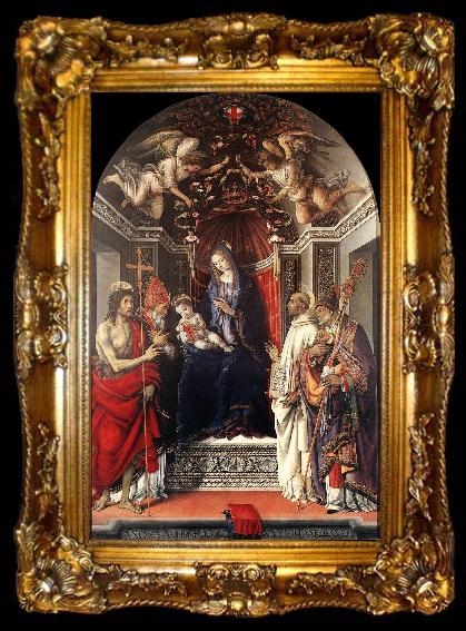 framed  LIPPI, Filippino Signoria Altarpiece (Pala degli Otto) sg, ta009-2